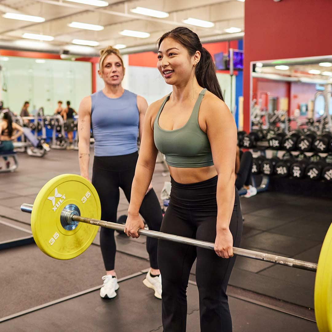 Woman Lifting Barbell