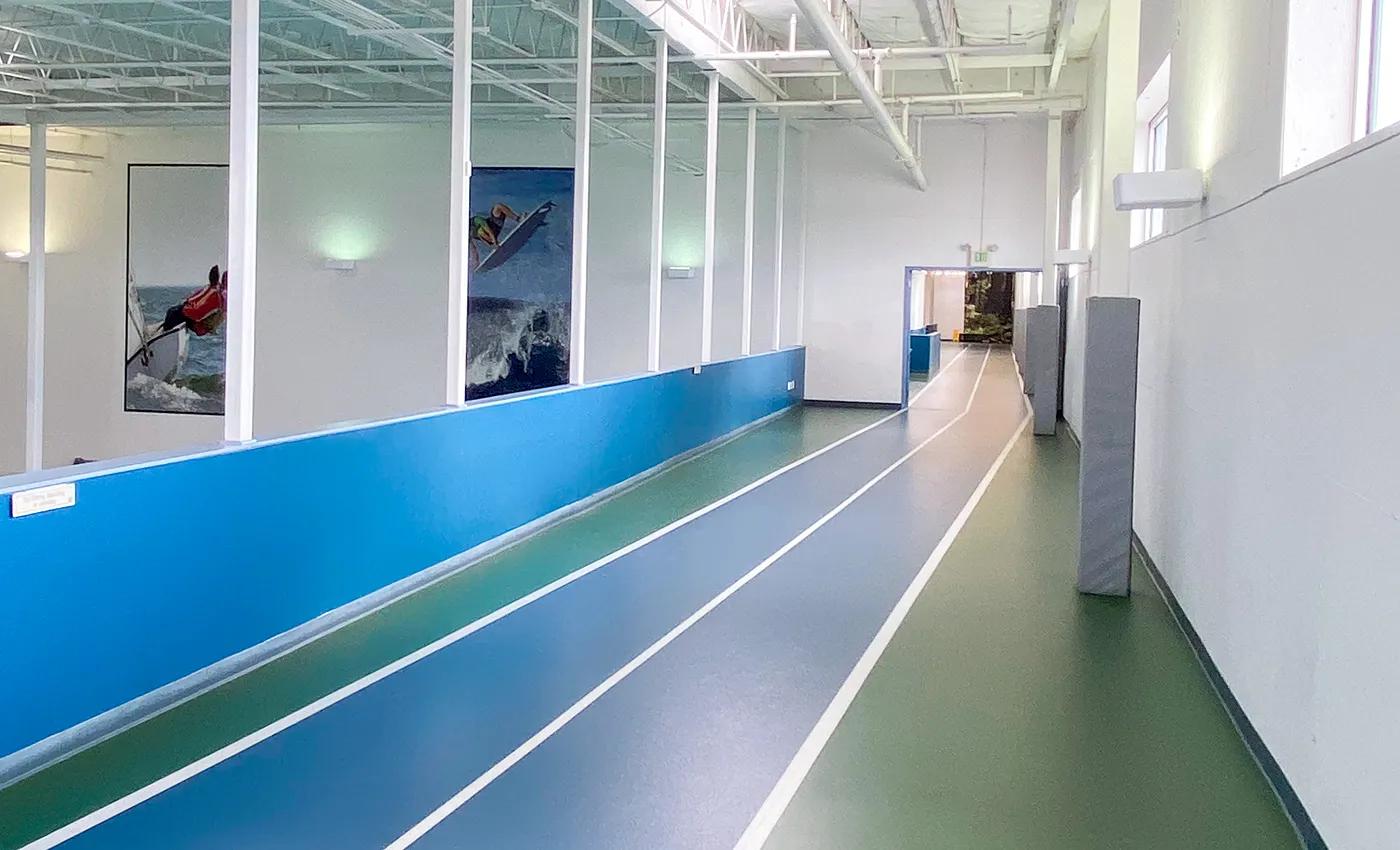 Take A Lap on the Indoor Track